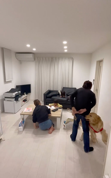 ワンコにメロメロな夫