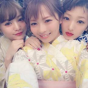 歴代看板モデル「すず」「なつぅみ」「ちぃぽぽ」