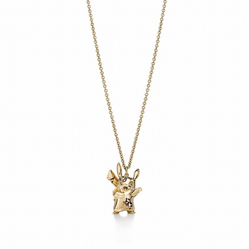 ピカチュウのペンダント（18Kイエローゴールド スモール）