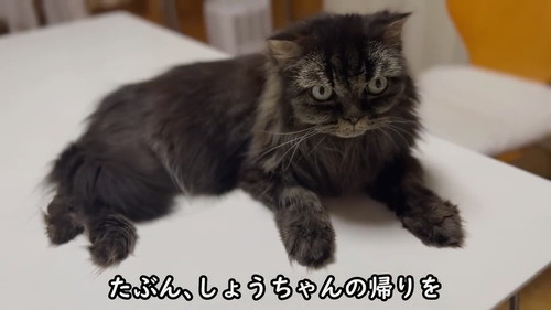 帰りを待っていた