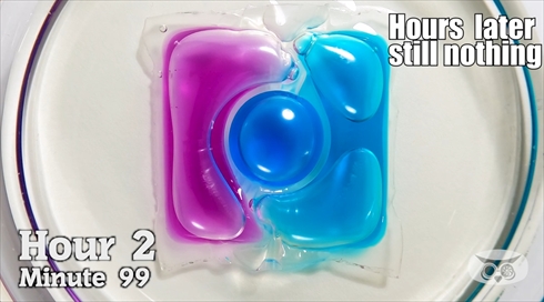 タイムラプス　ジェルボール　洗剤