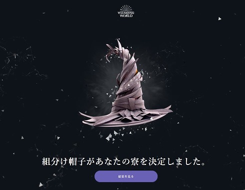 結果表示の前画面