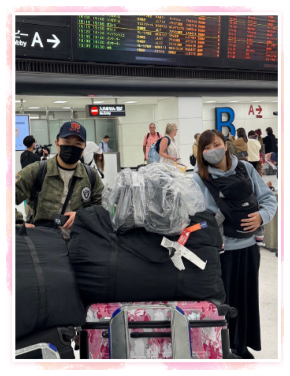 息子の健之介と妻の凛がカナダから帰国したことを報告した北斗晶