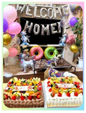 息子の健之介と妻の凛がカナダから帰国したことを報告した北斗晶