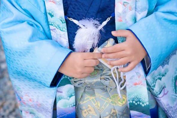 七五三に行った子ども