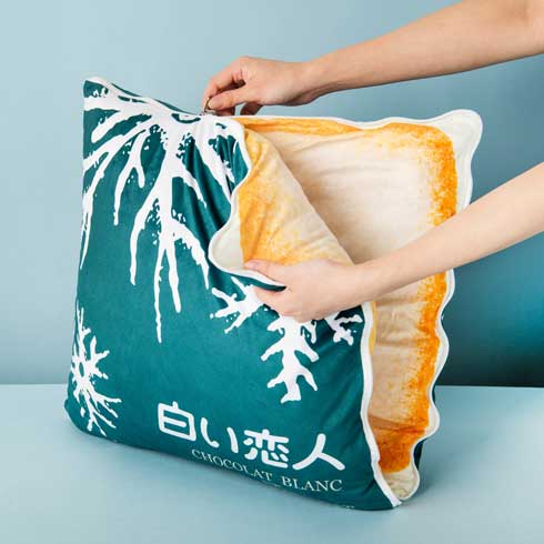 白い恋人 リバーシブルクッション 石屋製菓 公式 グッズ