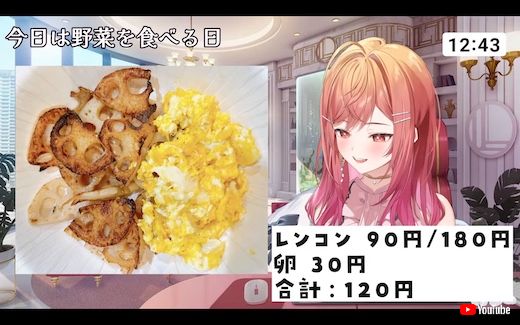 一条莉々華 限界飯 ずぼら飯 大学生飯 手抜き ランチ 昼雑談