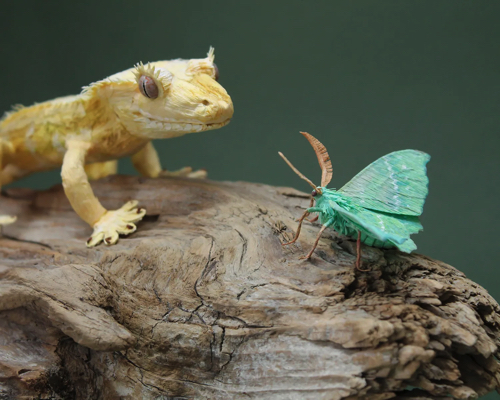 紙の彫刻が驚くほどリアル