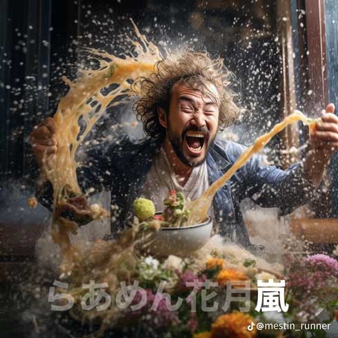 AI 描いた 飲食チェーン 名前 特徴 画像 生成