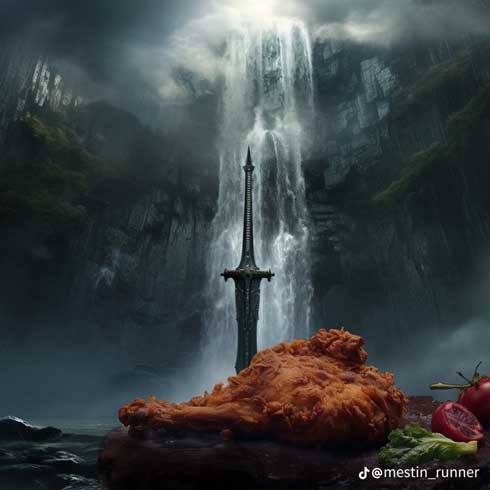 AI 描いた 飲食チェーン 名前 特徴 画像 生成