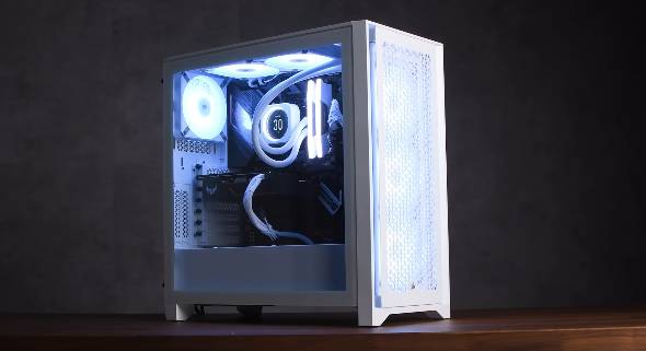 白デバイス縛りでPCデスク周りを作ってみた