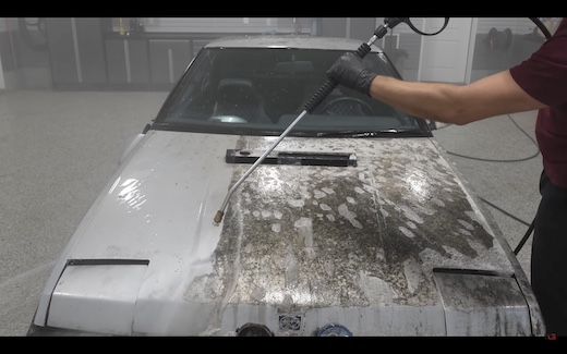 洗車 スバル XT ターボ アルシオーネ