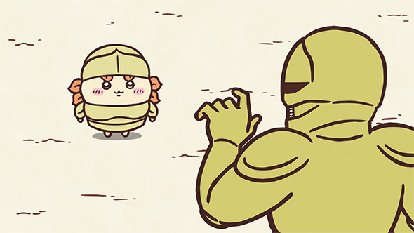 アニメ「ちいかわ」にシーサー初登場！