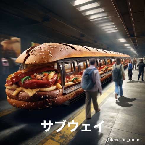 画像生成 AI 飲食チェーン イラスト