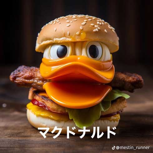 画像生成 AI 飲食チェーン イラスト