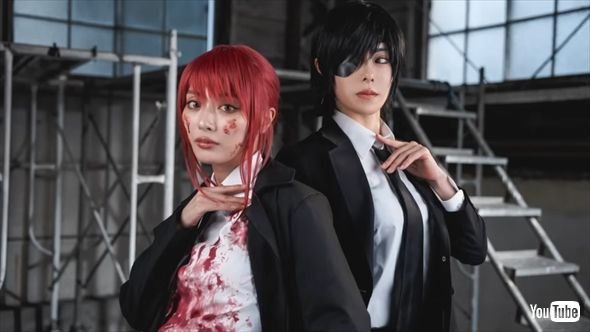 内田理央の「チェンソーマン」マキマコスプレ