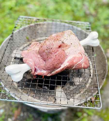 燕三条 マンガ肉 骨ピック 再現 アルミ合金 新潟県燕市 食器 骨 刺すだけ