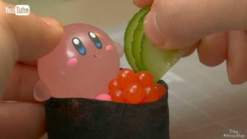 カービィ 寿司 粘土 作品 リアル 食べ物 造形