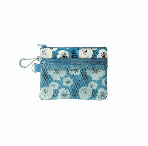 ダブルファスナーポーチ