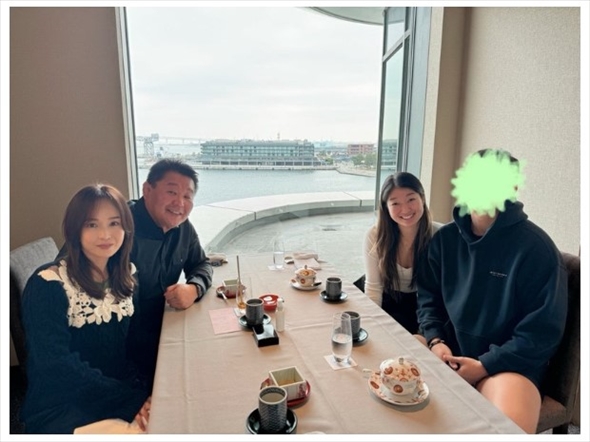 ハワイ在住の三女の彼氏と初対面した花田虎上