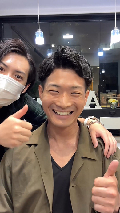 美容院 横井拓徹