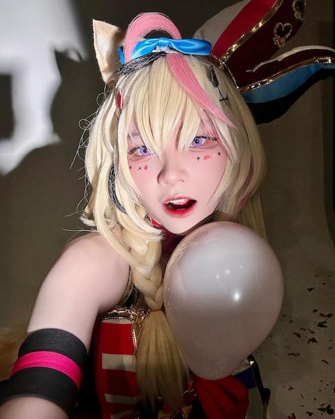 尾丸ポルカ コスプレ ホロライブ インドネシア 海外 VTuber