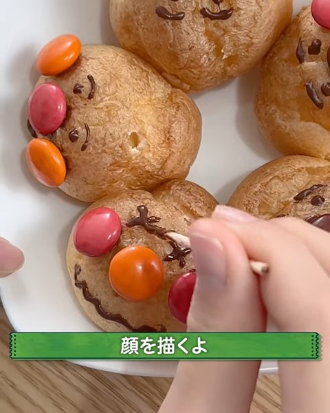 アンパンマンサンタの制作過程