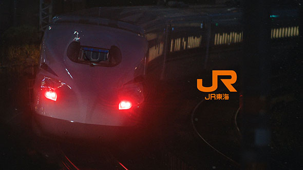 JR東海CM・JR東海ロゴと新幹線