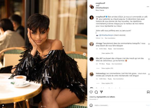 ショートカットではじめてミス・フランスに選ばれたエヴ・ジル