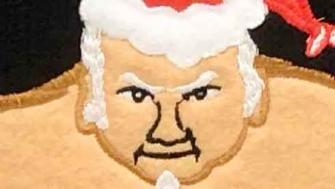 Ugly Christmas Sweater Day ダサい クリスマスセーター 職場 満場一致 キング 相撲 寿司