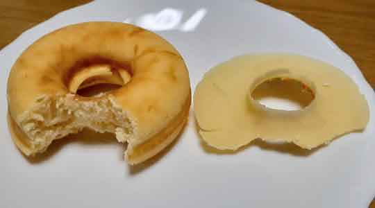 チョコ 丸ごと 外れる ドーナツ 寒さ 分離 固形 凝固