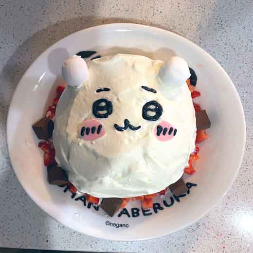 お母さん 小5クオリティ ちいかわケーキ 30代 主婦