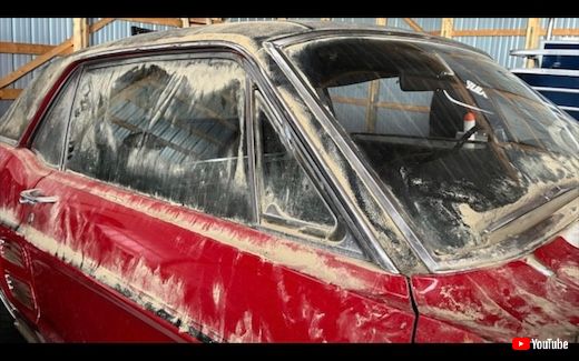 洗車 クルマ フォード マスタング ヴィンテージカー