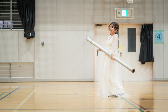 バレーボールウェディングフォト