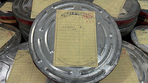 TBSスパークルの倉庫で見つかったフィルム