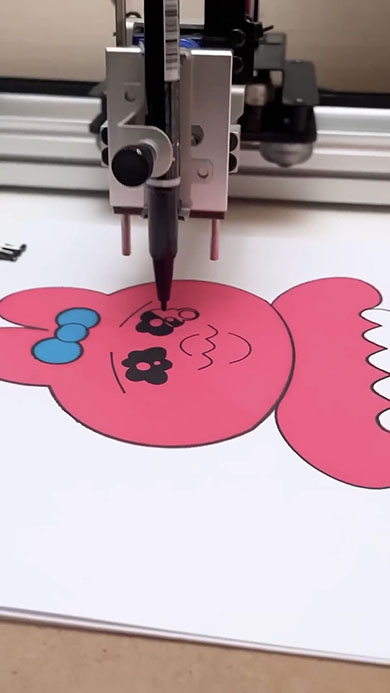 数式で書くおぱんちゅうさぎ・書いているところ