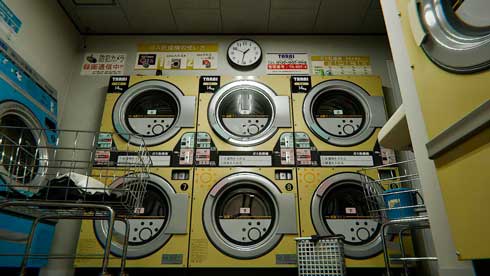 CG コインランドリー Blender リアル