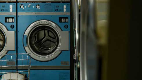 CG コインランドリー Blender リアル