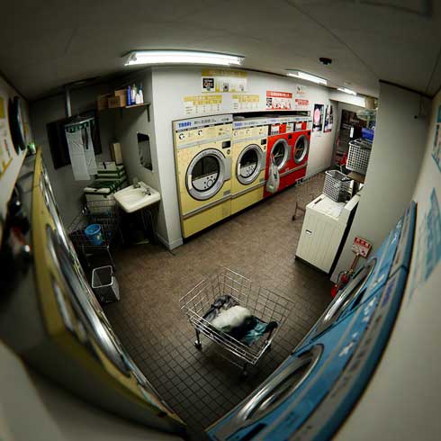 CG コインランドリー Blender リアル