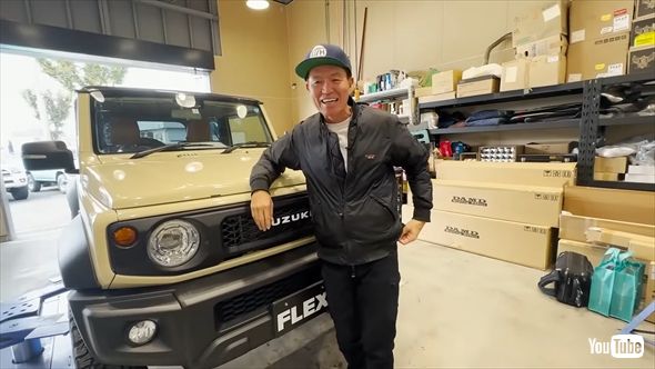スズキのジムニーをメルセデス・ベンツのゲレンデ風に大改造したヒロミ