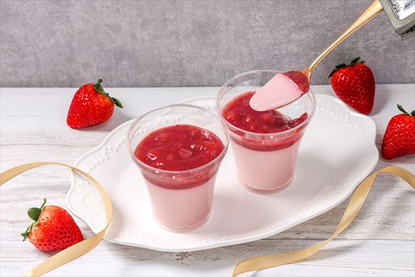 みるくいちご寒天