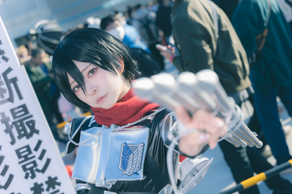 すりーぴんの「進撃の巨人」ミカサ