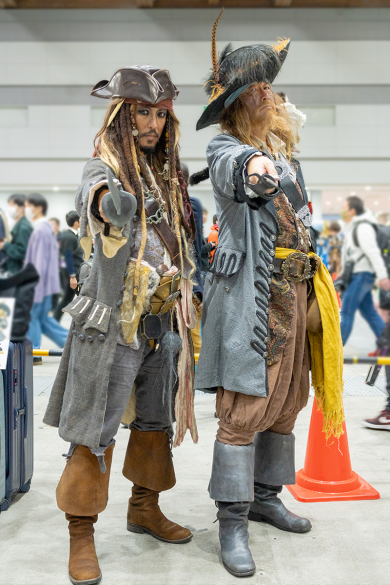 ジャックマジシャン船長の「パイレーツ・オブ・カリビアン」ジャック・スパロウ、バルボおっさんのヘクター・バルボッサ