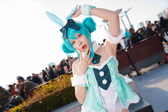 乃街まのの初音ミク バニー衣装