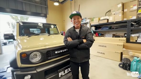 スズキのジムニーをメルセデス・ベンツのゲレンデ風に大改造したヒロミ