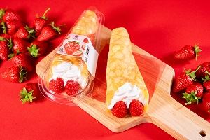 いちごのクレープ