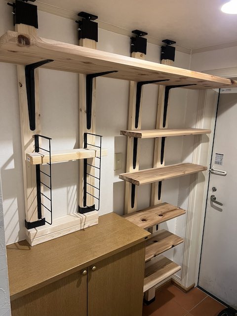 収納 ラック DIY 手作り 失敗 ビフォーアフター