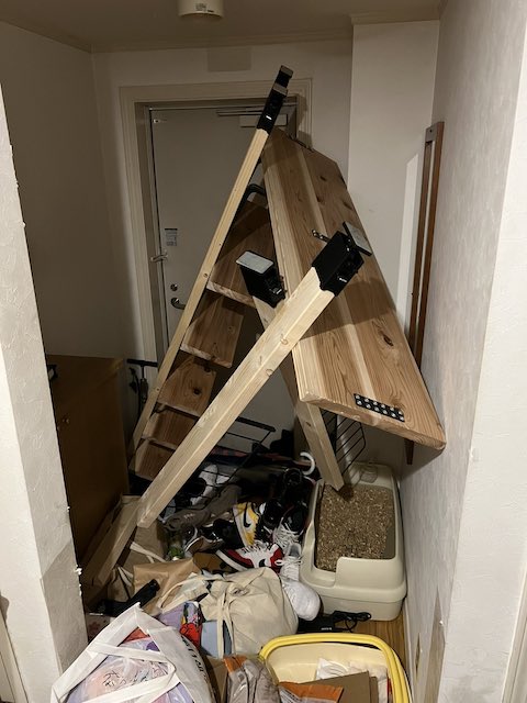 収納 ラック DIY 手作り 失敗 ビフォーアフター