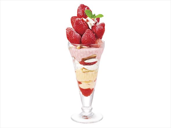 あまおうのツリーサンデー