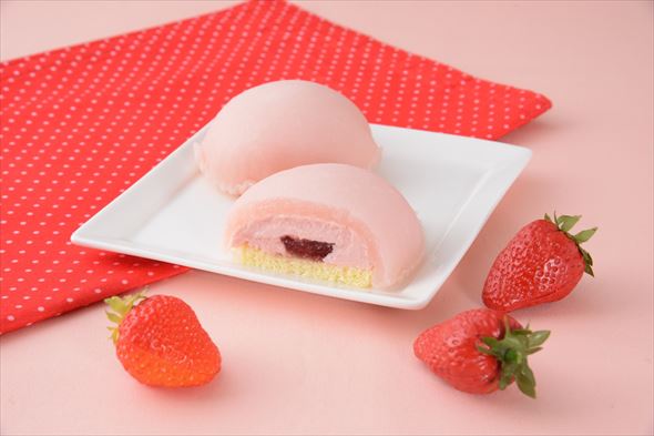 「Uchi Cafe×ICHIBIKO もちもち苺ケーキ大福（苺＆ホワイトチョコ）」